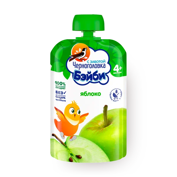 Пюре детское «Черноголовка» Бэйби яблоко