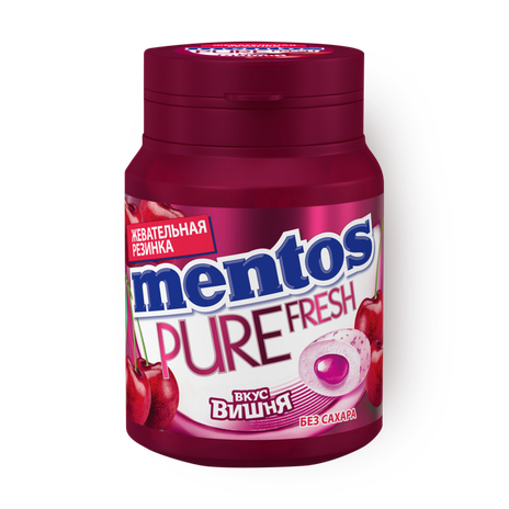 Жевательная резинка Mentos Pure Fresh вкус вишня