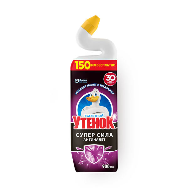 Чистящее средство для унитаза Туалетный Утёнок Супер Сила Антиналёт