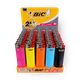 Зажигалка кремниевая Bic j3 миди цветная