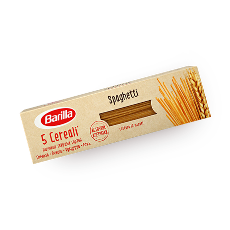 Макароны Spaghettini 5 злаков Barilla