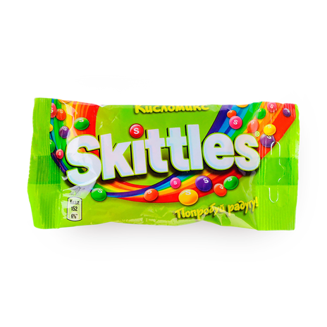 Жевательные конфеты Skittles кисломикс в глазури