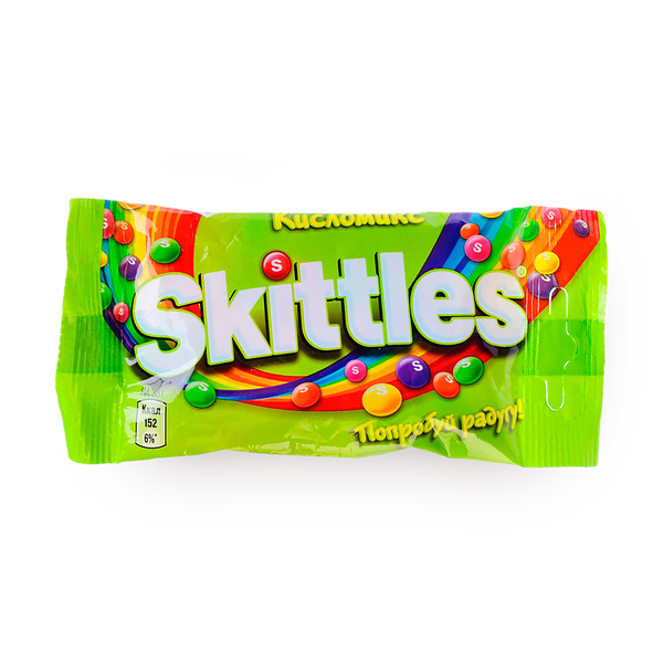 Жевательные конфеты Skittles кисломикс в глазури
