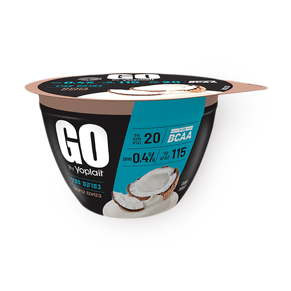 GO thick yogurt coconut flavored