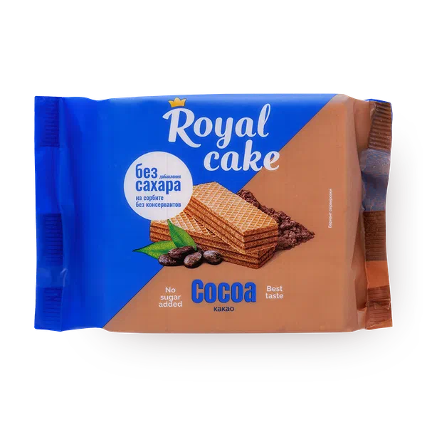 Вафли Rex Royal cake какао на сорбите