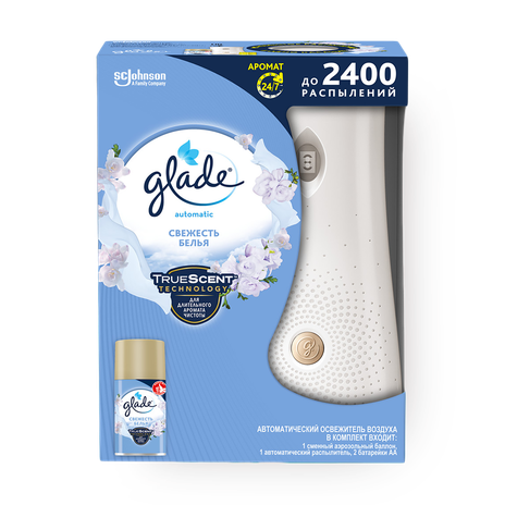 Освежитель воздуха Glade Automatic Свежесть белья