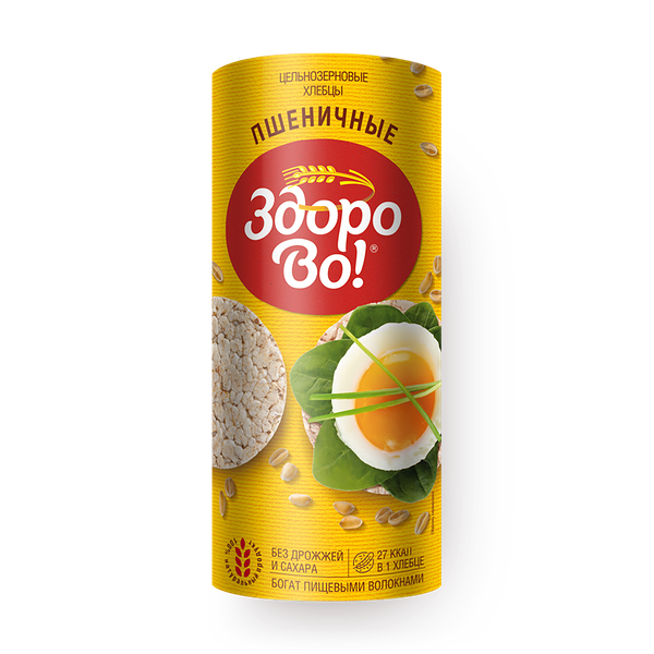 Хлебцы цельнозерновые «Здорово!» в глазури белый шоколад