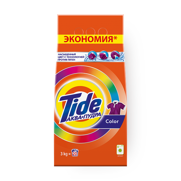 Стиральный порошок Tide Аква-пудра Сolor автомат