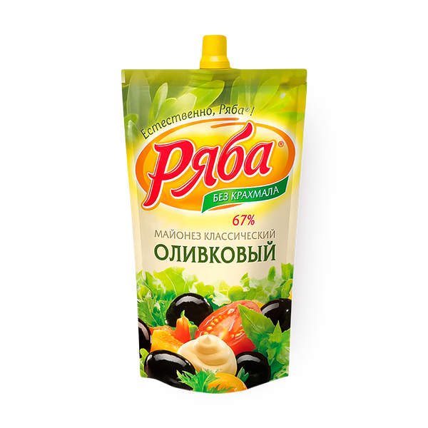 Майонез Ряба Оливковый 67%