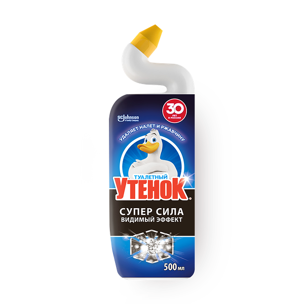 Чистящее средство для унитаза Туалетный Утёнок Супер Сила Видимый эффект