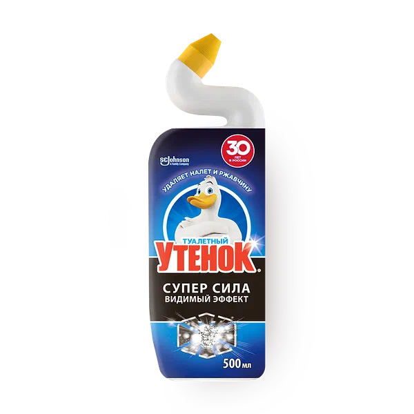 Чистящее средство для унитаза Туалетный Утёнок Супер Сила Видимый эффект