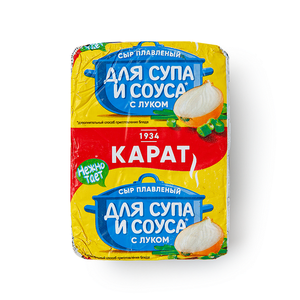 Сыр плавле­ный для супа и соуса Карат