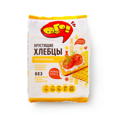 Хлебцы кукурузные хрустящие «Ого!» без сахара без дрожжей, 75 г ...