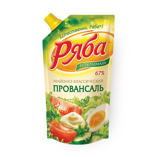 Майонез Ряба Провансаль 67%