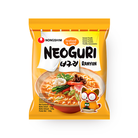 Лапша быстрого приготовления Nongshim Неогури с морепродуктами