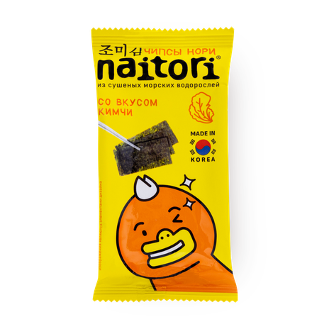 Чипсы нори Naitori со вкусом кимчи
