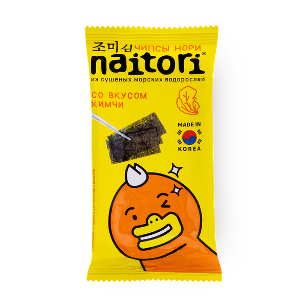 Чипсы нори Naitori со вкусом кимчи