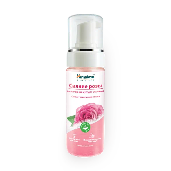 Пенка Himalaya Herbals Сияние розы мицеллярная
