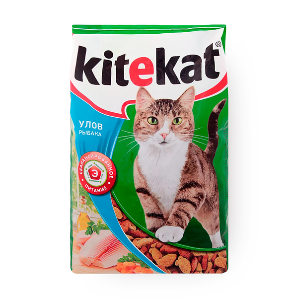 Сухой корм для кошек Kitekat Улов рыбака