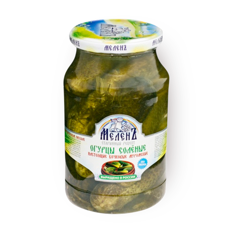 Огурцы солёные Муромские «Меленъ» бочковые