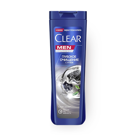 Шампунь Clear Men Vita Abe 2в1 Глубокое очищение