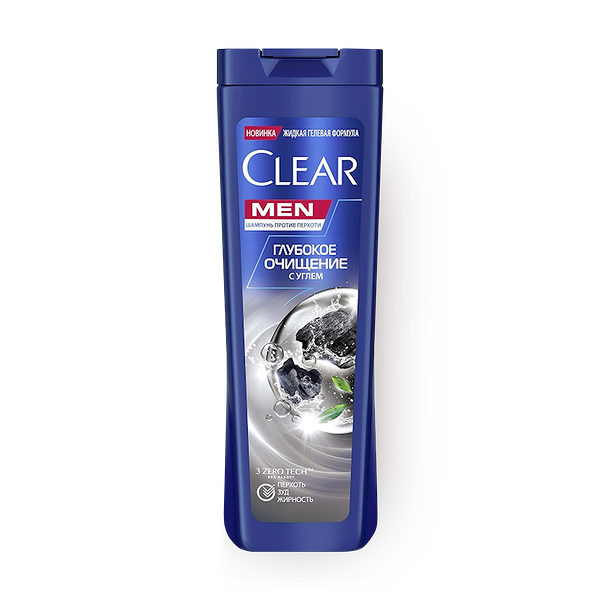 Шампунь Clear Men Vita Abe 2в1 Глубокое очищение