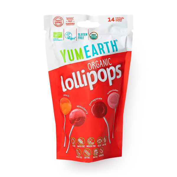 Леденцы органические Lollipops YumEarth фруктовые