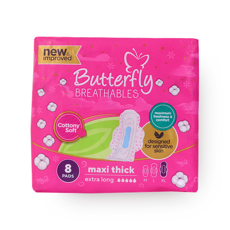 Прокладки женские Butterfly Maxi Cottony XL