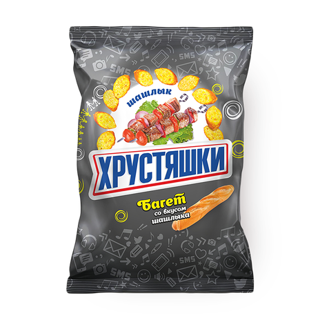 Хрустяшки Сухарики Шашлык