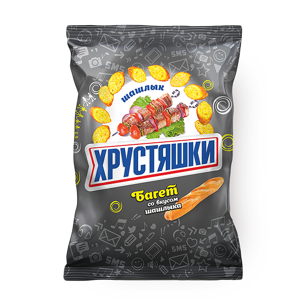 Хрустяшки Сухарики Шашлык