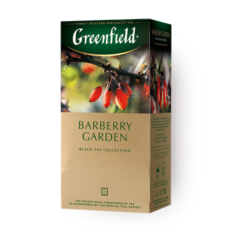 Чай чёрный Barberry Garden Greenfield в пакетиках
