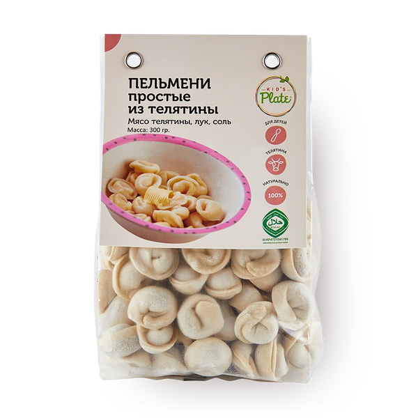 Пельмени из телятины Kid’s Plate простые