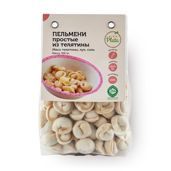 Пельмени из телятины Kid’s Plate простые