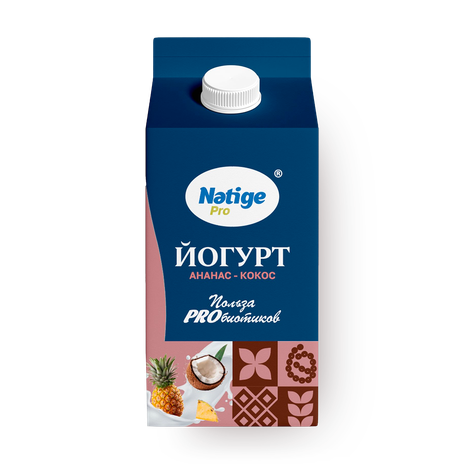 Йогурт Natige Pro ананас-кокос 1,5%