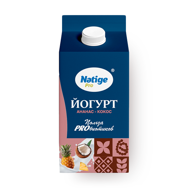 Йогурт Natige Pro ананас-кокос 1,5%