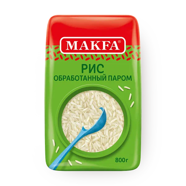 Рис длиннозёрный Makfa обработанный паром