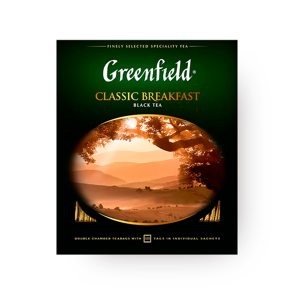 Чай чёрный Classic Breakfast Greenfield в пакетиках