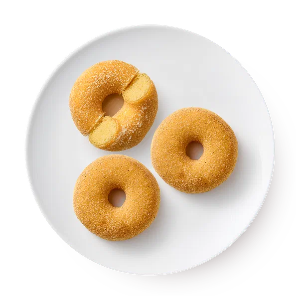 Донат яблоко-корица, 3 шт