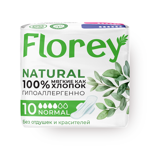 Прокладки гигиенические Florey Natural Normal