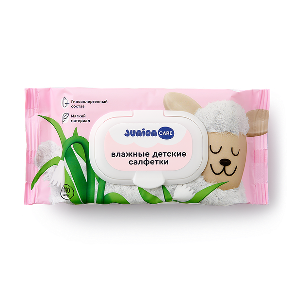 Салфетки влажные детские Junion Care универсальные