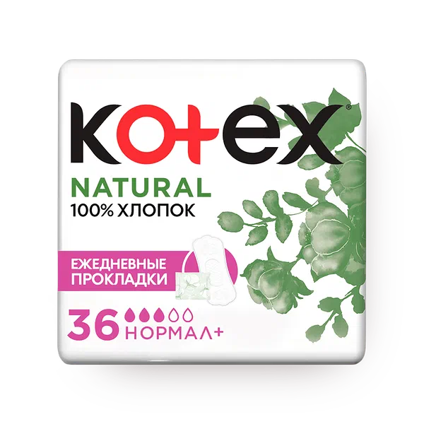 Прокладки ежедневные Kotex Natural Normal