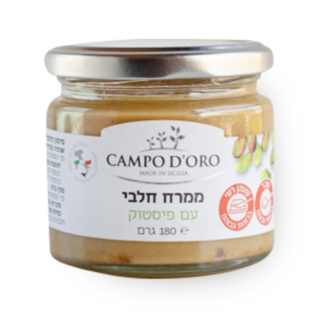 ממרח חלבי עם פיסטוק  CAMPO D'ORO