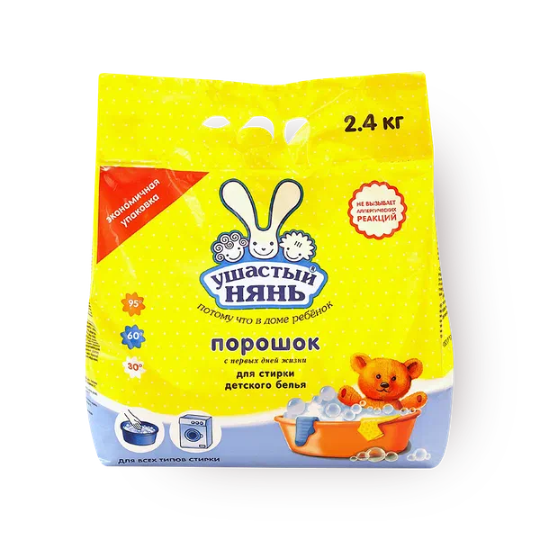 Стиральный порошок «Ушастый Нянь» для стирки детского белья