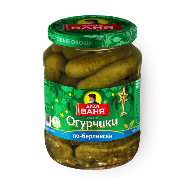 Огурцы По-берлински «Дядя Ваня» маринованные