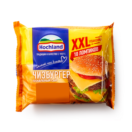 Сыр плавленый Чизбургер XXL Hochland 45%