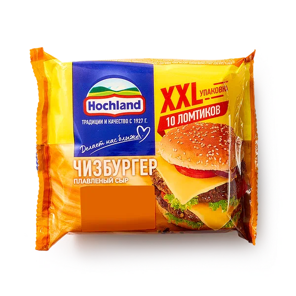 Сыр плавленый Чизбургер XXL Hochland 45%