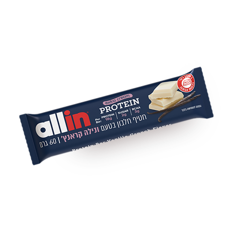 allin Protein Bar Vanilla Crunch Flavor
