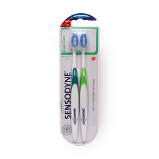 Sensodyne double protection toothbrush for sensitive teeth