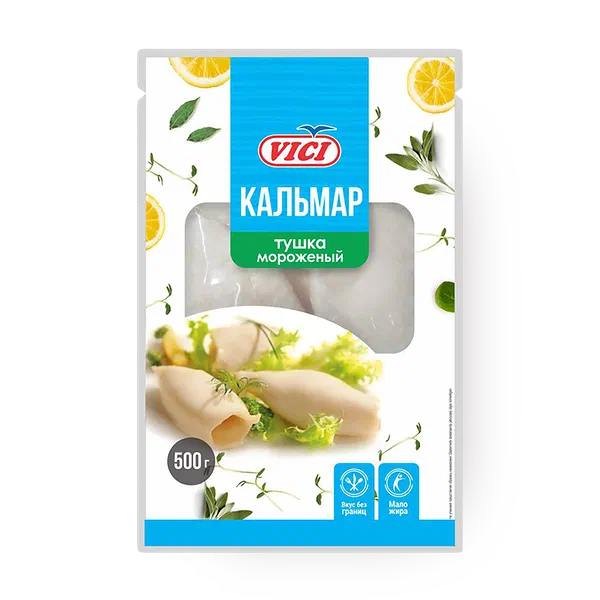 Кальмар без кожи Vici Дальневосточный сыромороженный