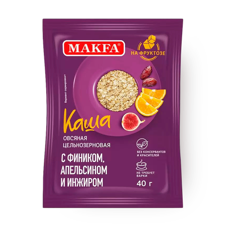 Каша овсяная «Макфа» финик-апельсин-инжир